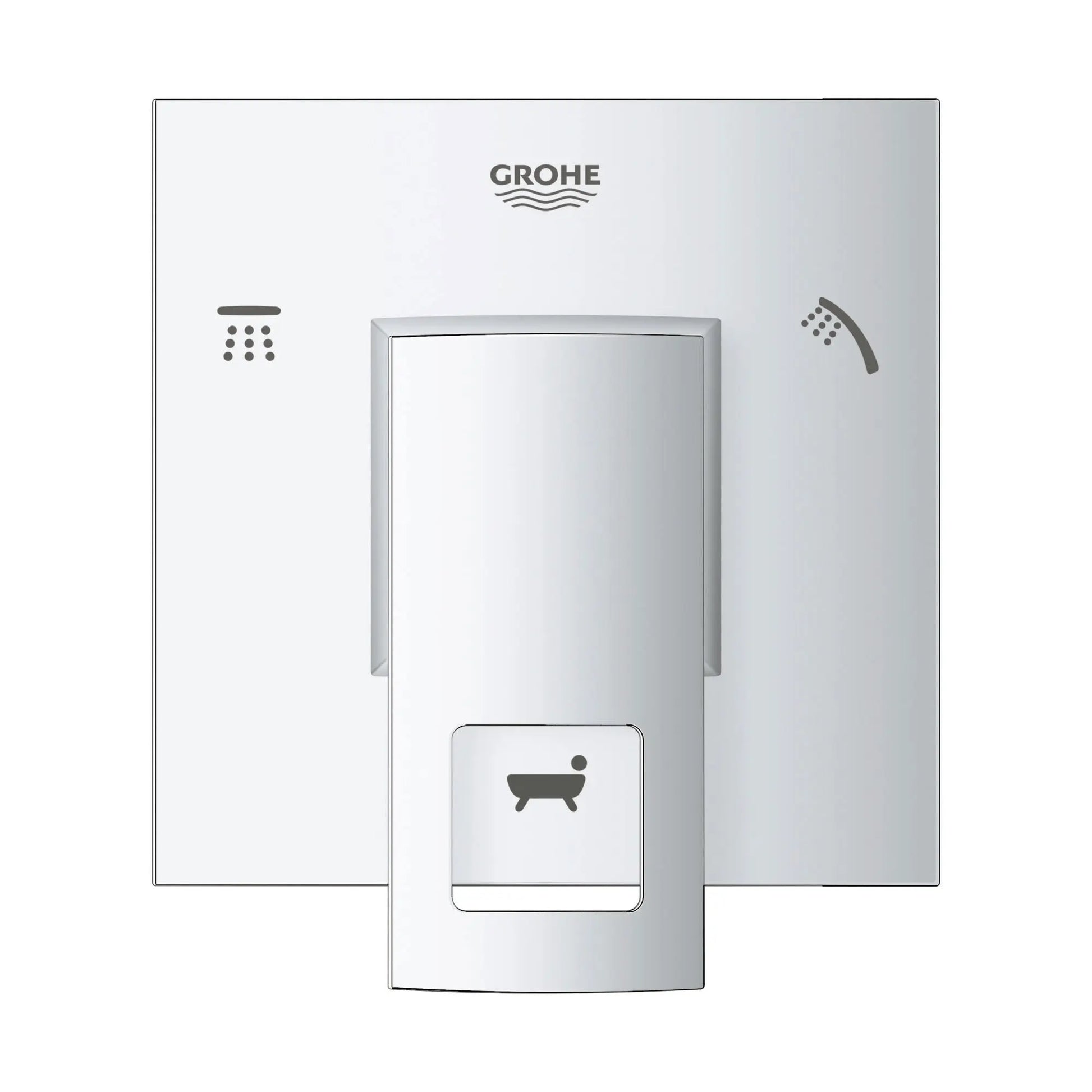 Grohe EUROCUBE 3-WAY DIVERTER TRIM  Chrome 29217001 - Plumbing Market