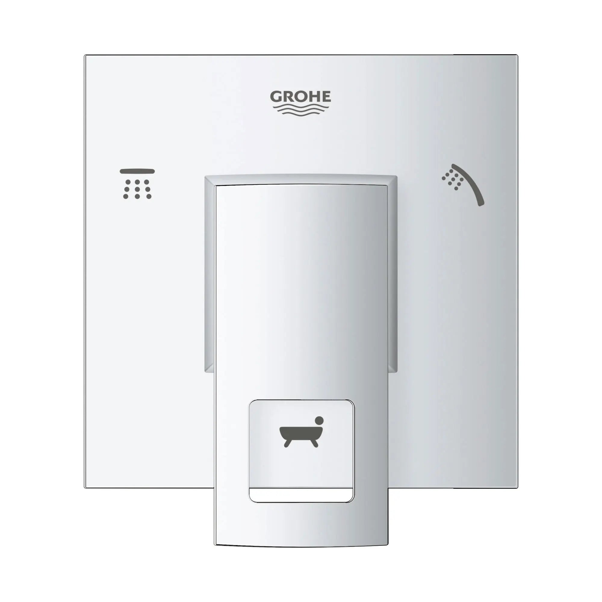 Grohe EUROCUBE 3-WAY DIVERTER TRIM  Chrome 29217001 - Plumbing Market