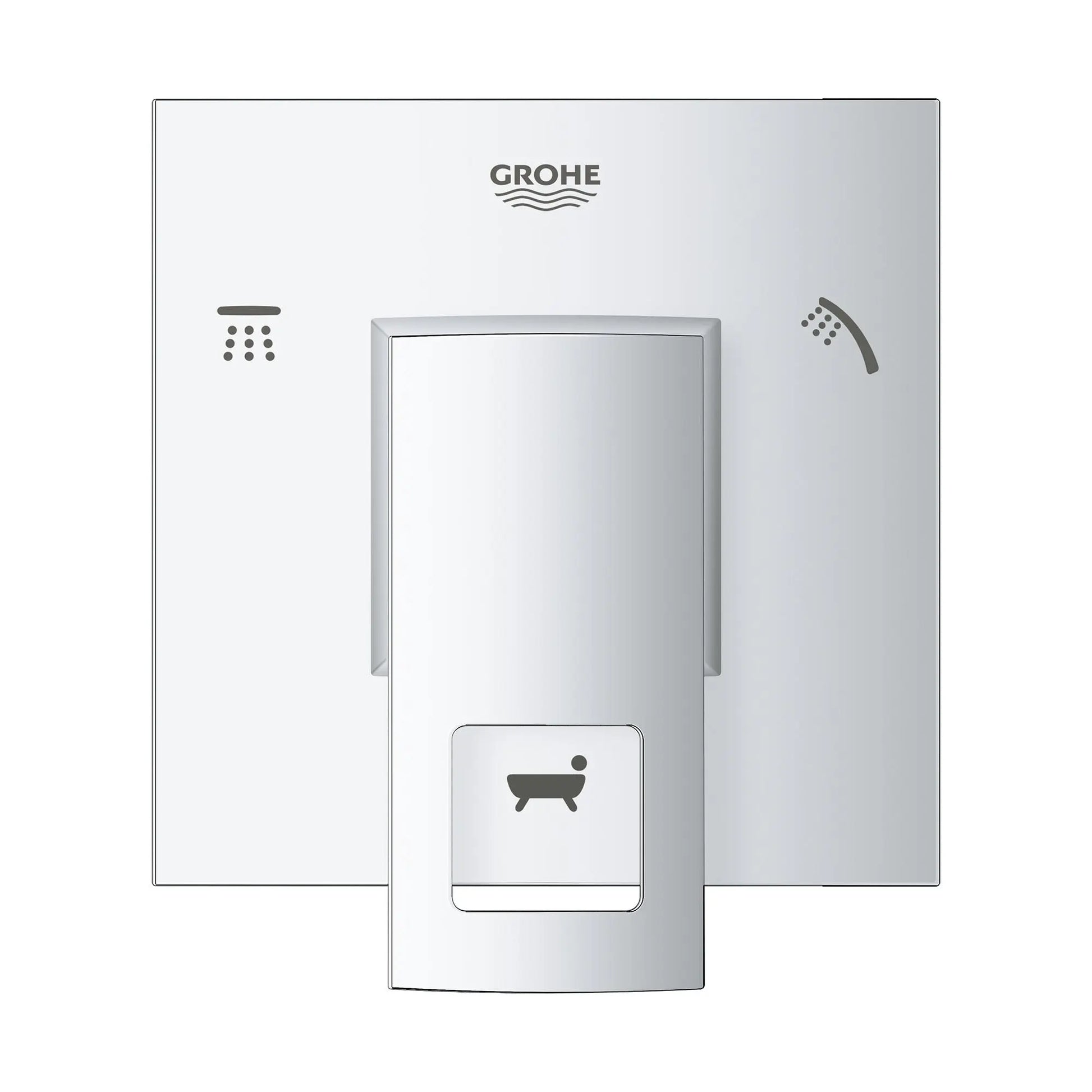 Grohe EUROCUBE 3-WAY DIVERTER TRIM  Chrome 29217001 - Plumbing Market