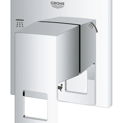 Grohe EUROCUBE 3-WAY DIVERTER TRIM  Chrome 29217001 - Plumbing Market