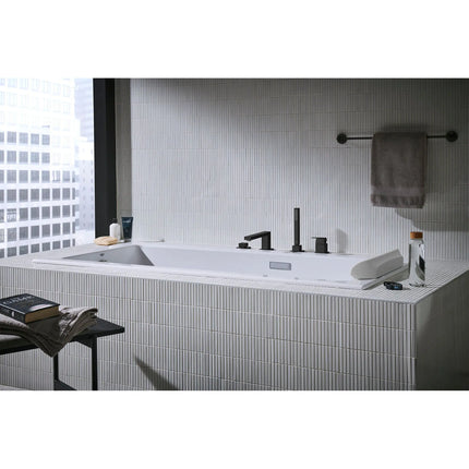 Grohe EUROCUBE 4H BATH 1.75GPM LEVER HDL Matte Black 198972431 - Plumbing Market