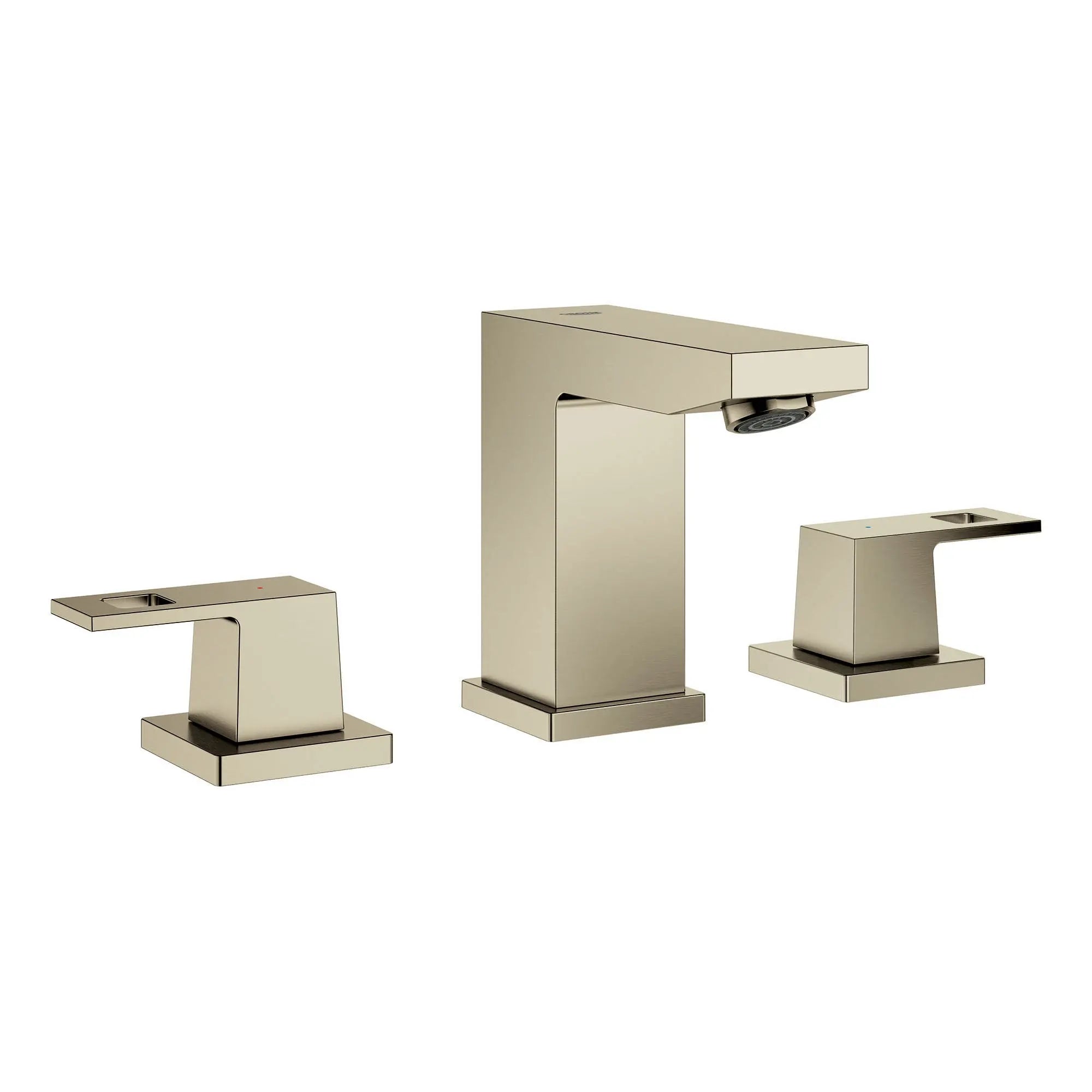 Grohe EUROCUBE 8 WIDESPREAD BATHROOM FAUCET S  Brushed Nickel 20370ENA - Plumbing Market