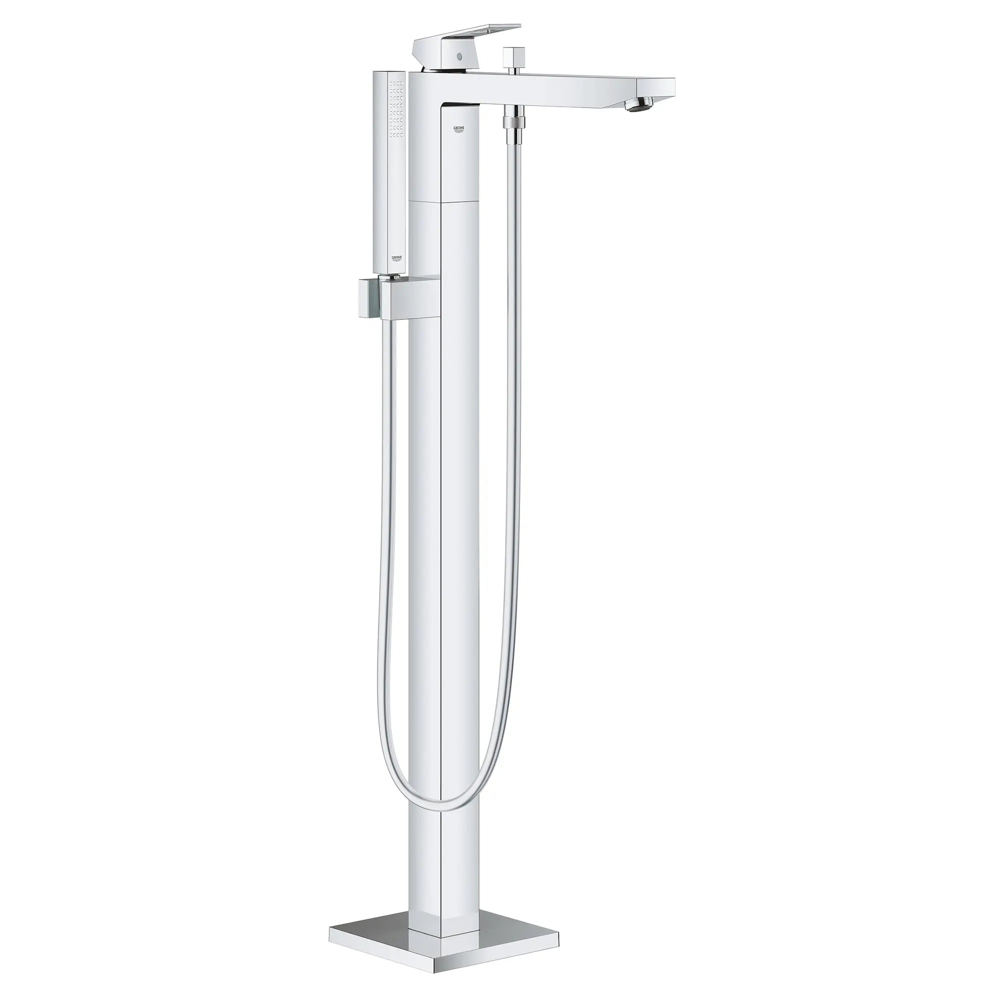 Grohe EUROCUBE BATH MIXER FLOOR MOUNTED  Chrome 23672001 - Plumbing Market