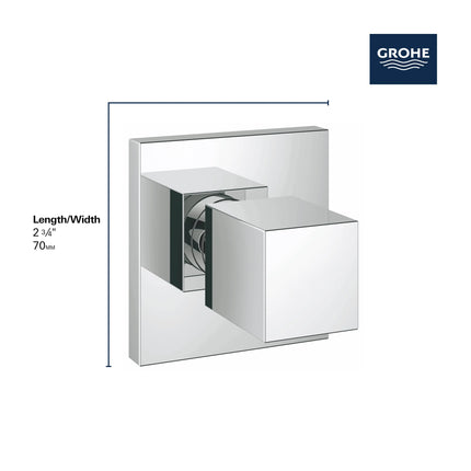 Grohe EUROCUBE CONCEALED VALVE EXPOSED PART  Chrome 19910000 - Plumbing Market
