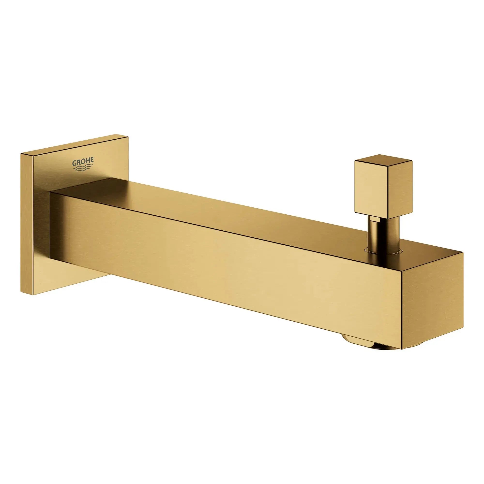 Grohe EUROCUBE DIVERTER TUB SPOUT  Brushed Cool Sunrise 13307GN0 - Plumbing Market