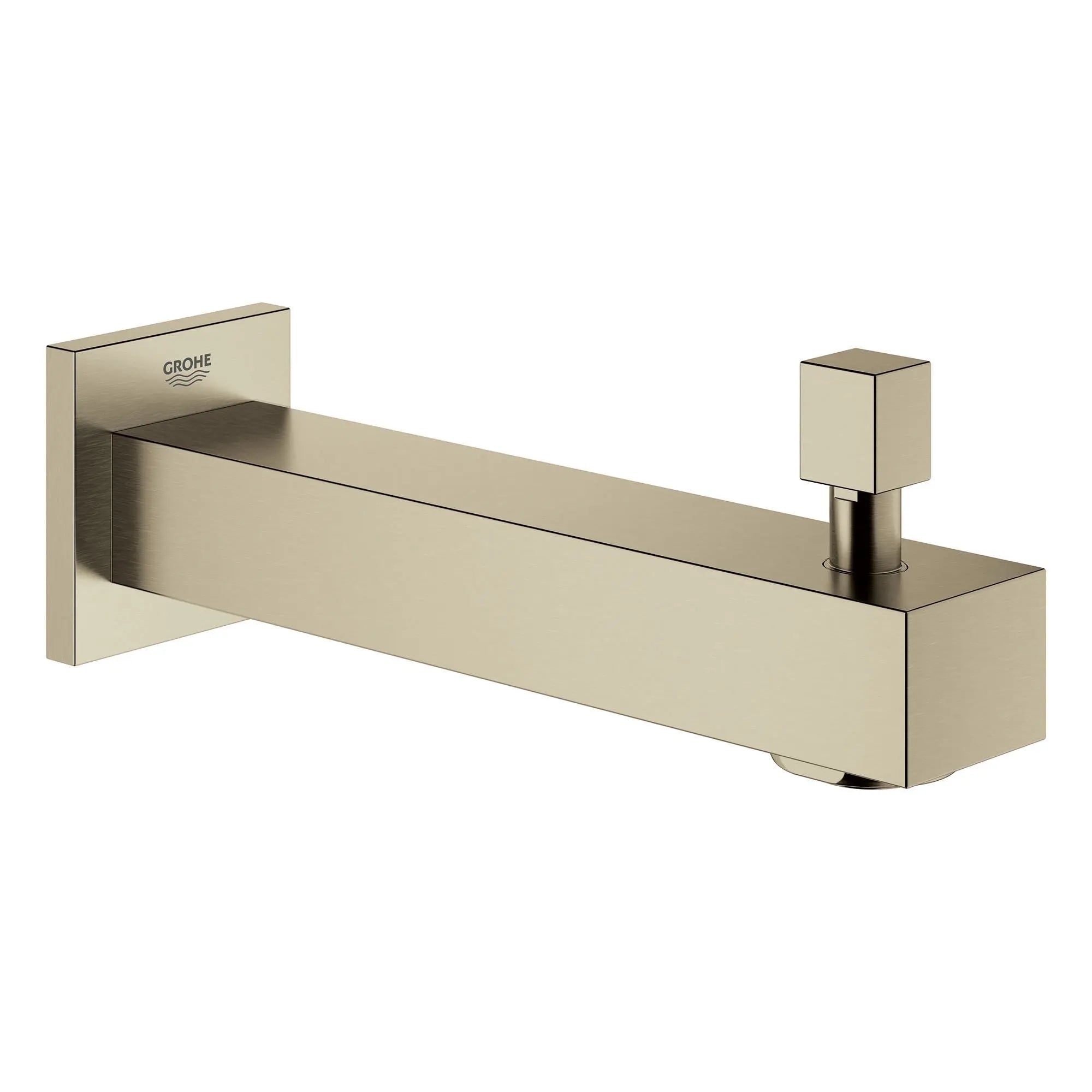 Grohe EUROCUBE DIVERTER TUB SPOUT  Brushed Nickel 13307EN0 - Plumbing Market