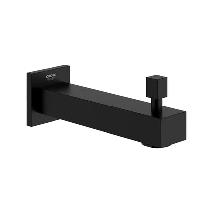 Grohe EUROCUBE DIVERTER TUB SPOUT Matte Black 133072430 - Plumbing Market