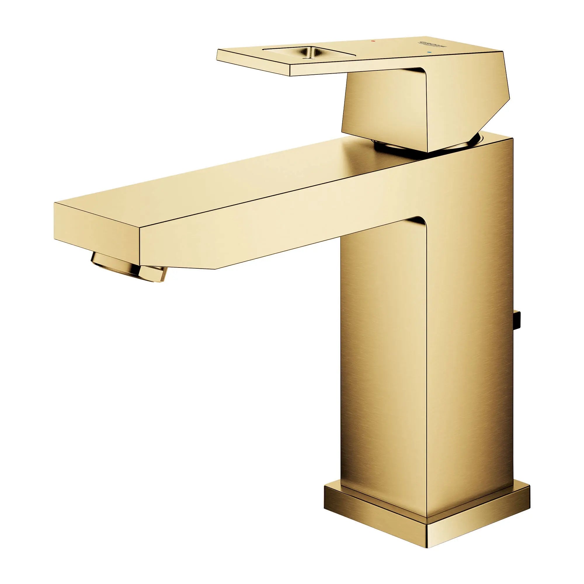 Grohe EUROCUBE SINGLE-HANDLE BATHROOM FAUCET M  Brushed Cool Sunrise 23670GN0 - Plumbing Market