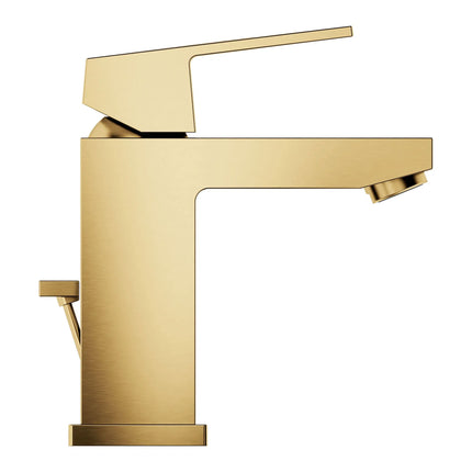 Grohe EUROCUBE SINGLE-HANDLE BATHROOM FAUCET S  Brushed Cool Sunrise 23129GNA - Plumbing Market