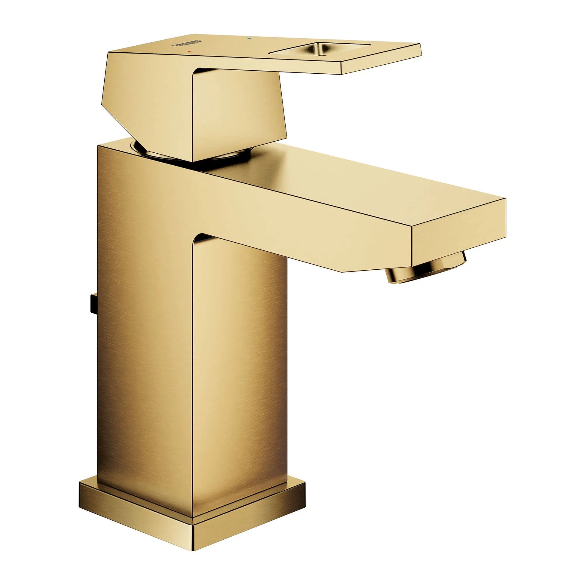 Grohe EUROCUBE SINGLE-HANDLE BATHROOM FAUCET S  Brushed Cool Sunrise 23129GNA - Plumbing Market