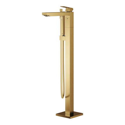 Grohe EUROCUBE TUB FILLER WITH HAND SHOWER  Brushed Cool Sunrise 23672GN1 - Plumbing Market