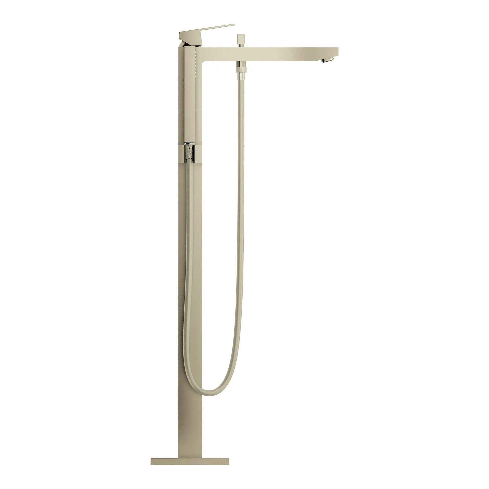 Grohe EUROCUBE TUB FILLER WITH HAND SHOWER  Brushed Nickel 23672EN1 - Plumbing Market