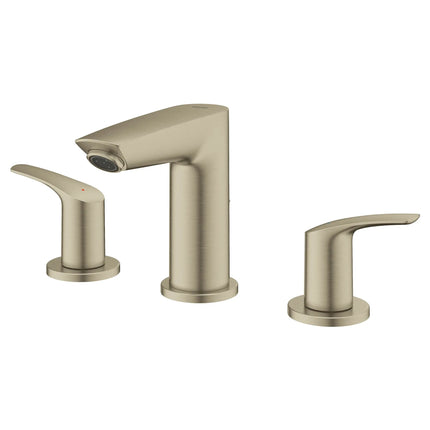 Grohe EUROSMART 2HDL BASIN 3-H M US  Brushed Nickel 20294EN3 - Plumbing Market