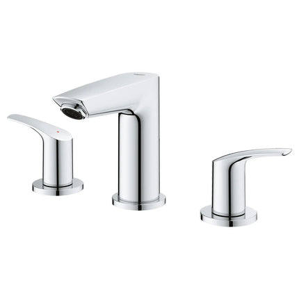 Grohe EUROSMART 2HDL BASIN 3-H M US  Chrome 20294003 - Plumbing Market