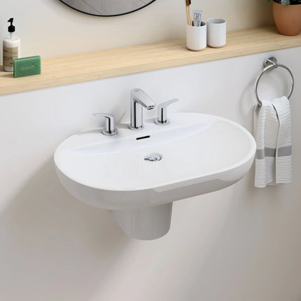 Grohe EUROSMART 2HDL BASIN 3-H M US  Chrome 20294003 - Plumbing Market