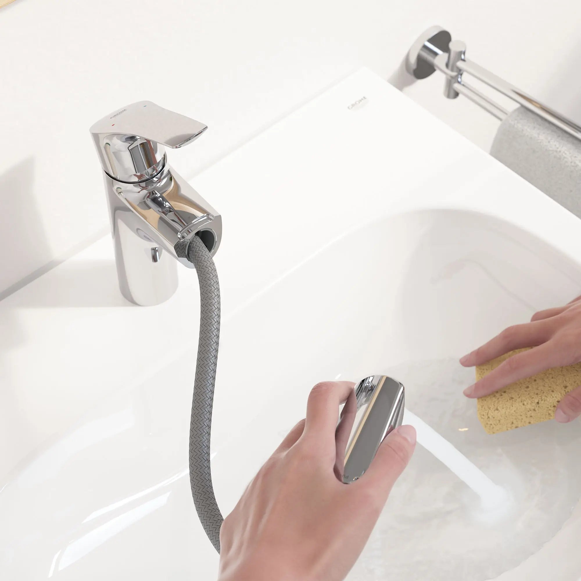 Grohe EUROSMART OHM BASIN "CLICK" L  Chrome 23991003 - Plumbing Market