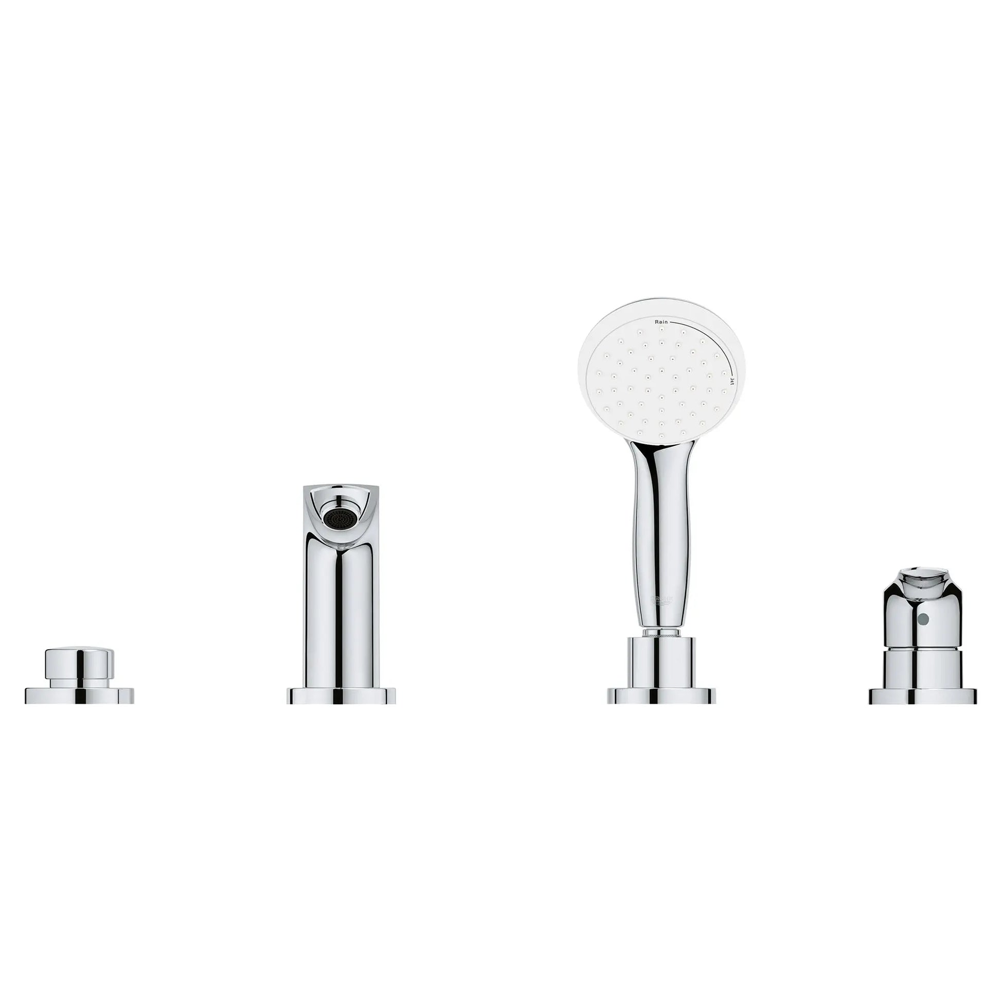 Grohe EUROSMART OHM BATH 4-H  Chrome 25245003 - Plumbing Market