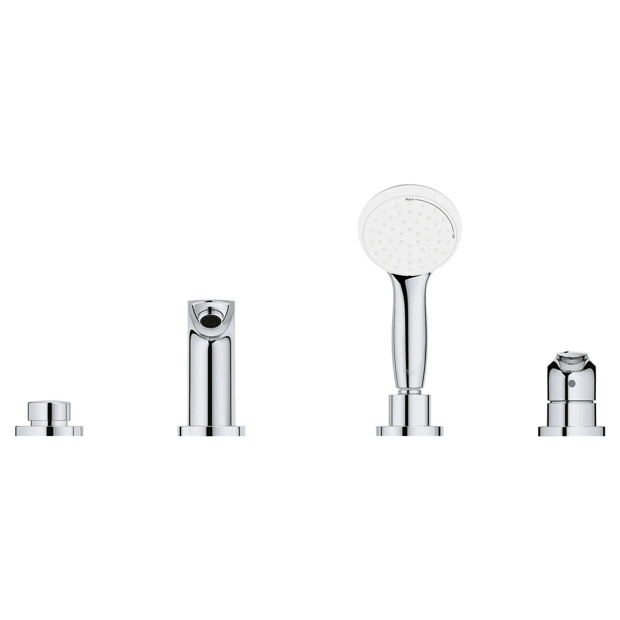 Grohe EUROSMART OHM BATH 4-H  Chrome 25245003 - Plumbing Market
