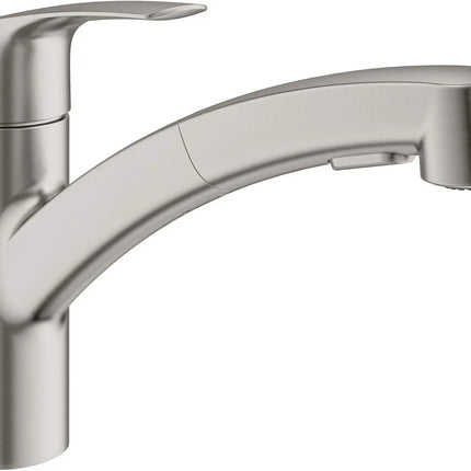 Grohe EUROSMART PULL-OUT KITCHEN FAUCET  Supersteel 30306DC1 - Plumbing Market
