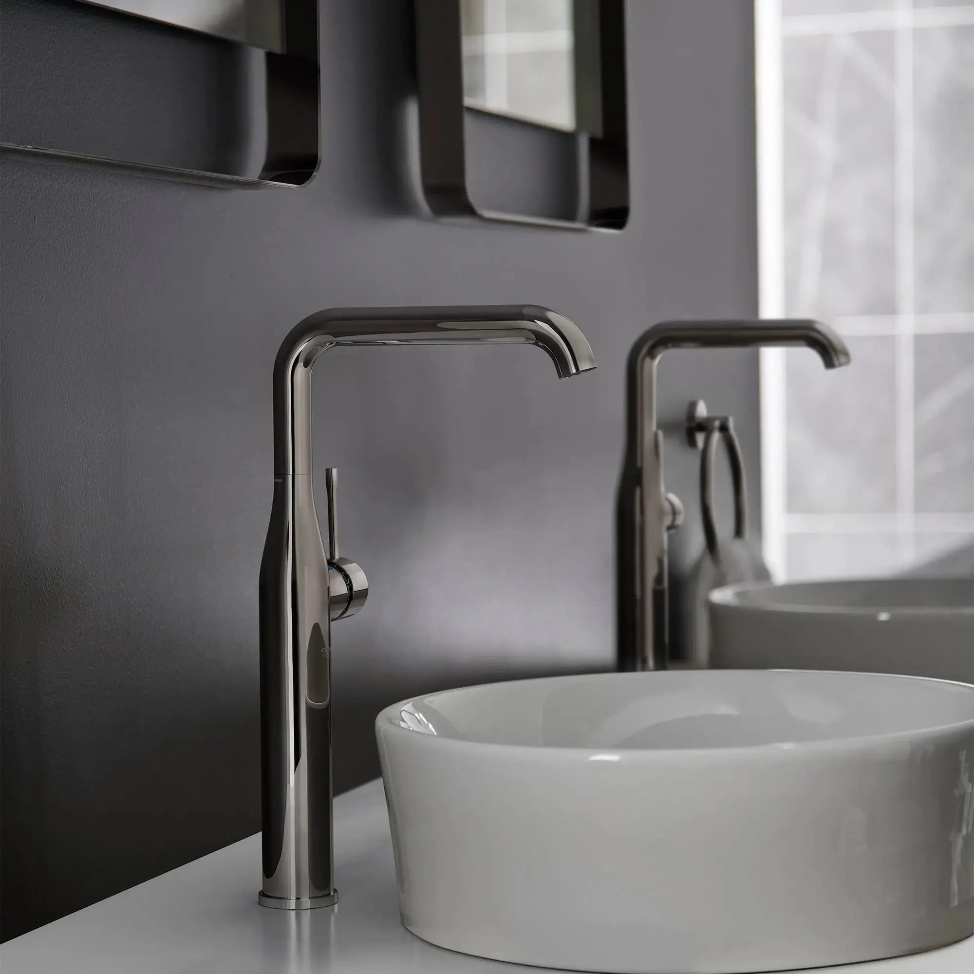 Grohe ESSENCE NEW OHM BASIN U-SP SMOOTH B. US  Hard Graphite 23538A0A - Plumbing Market