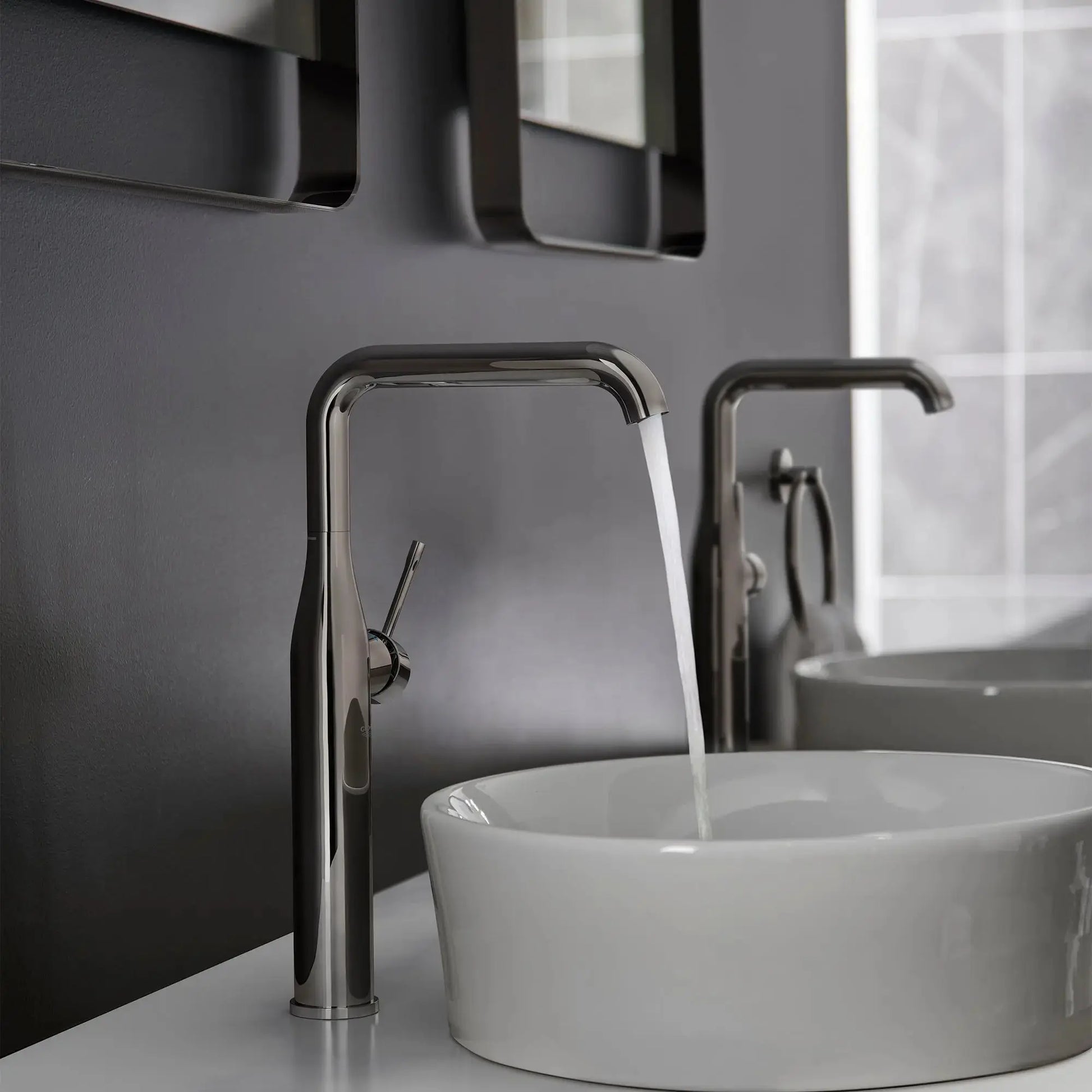 Grohe ESSENCE NEW OHM BASIN U-SP SMOOTH B. US  Hard Graphite 23538A0A - Plumbing Market