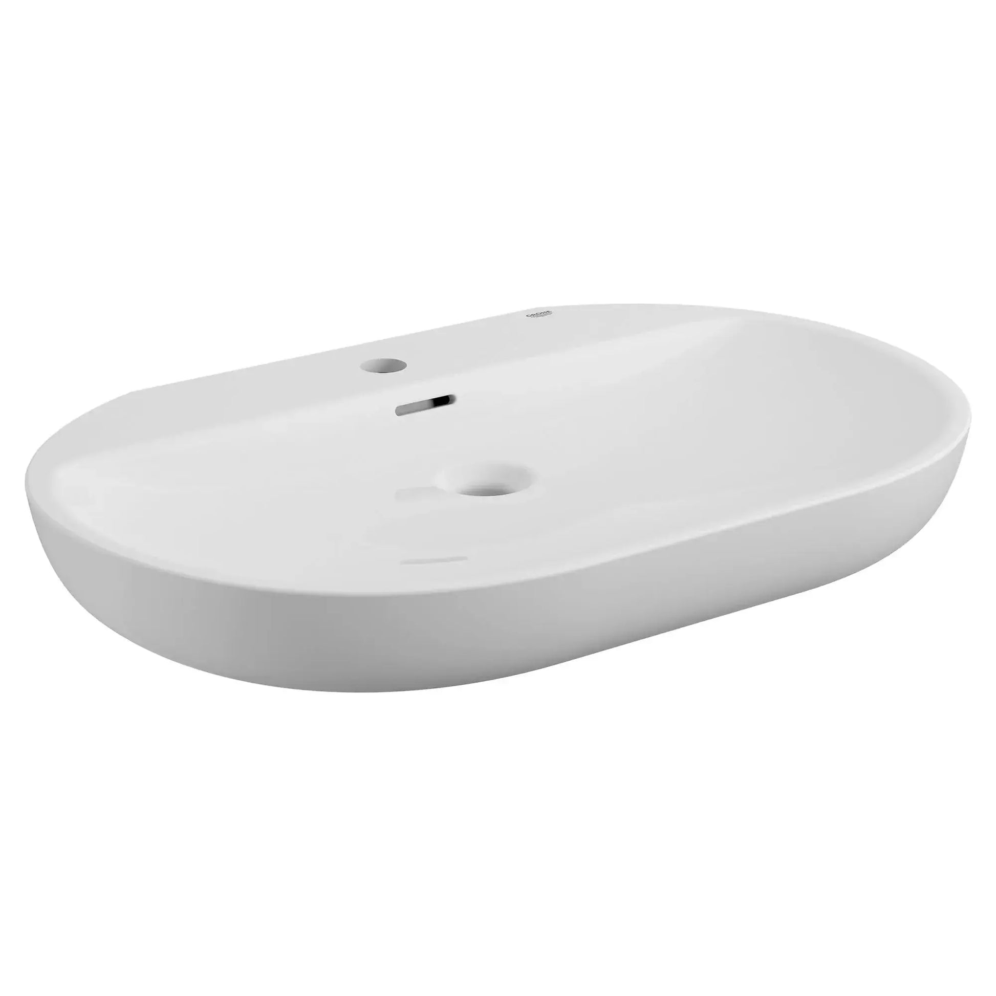 Grohe Essence Wall Mount 27" Bathroom Sink, 1-hole White - Plumbing Market