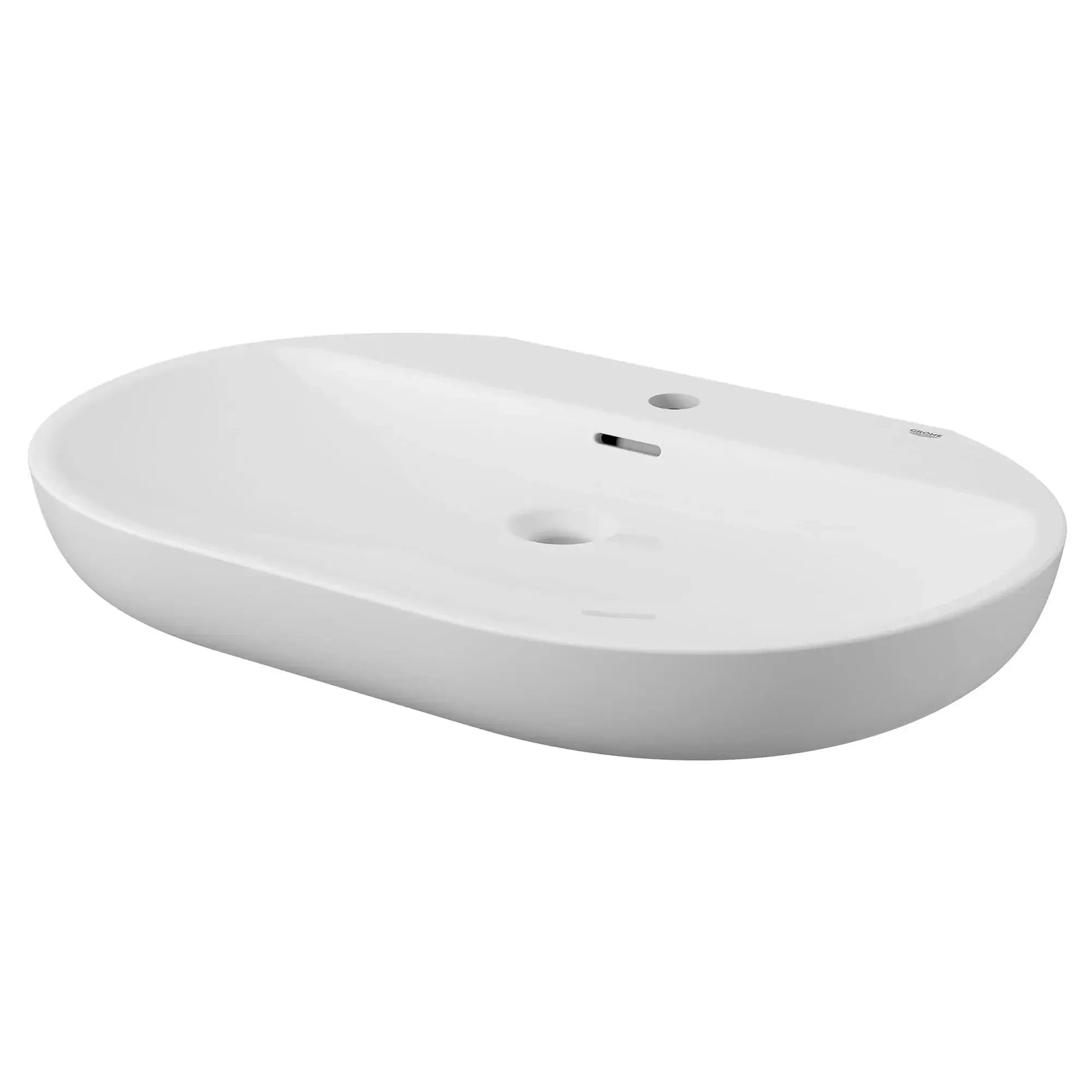 Grohe Essence Wall Mount 27" Bathroom Sink, 1-hole White - Plumbing Market