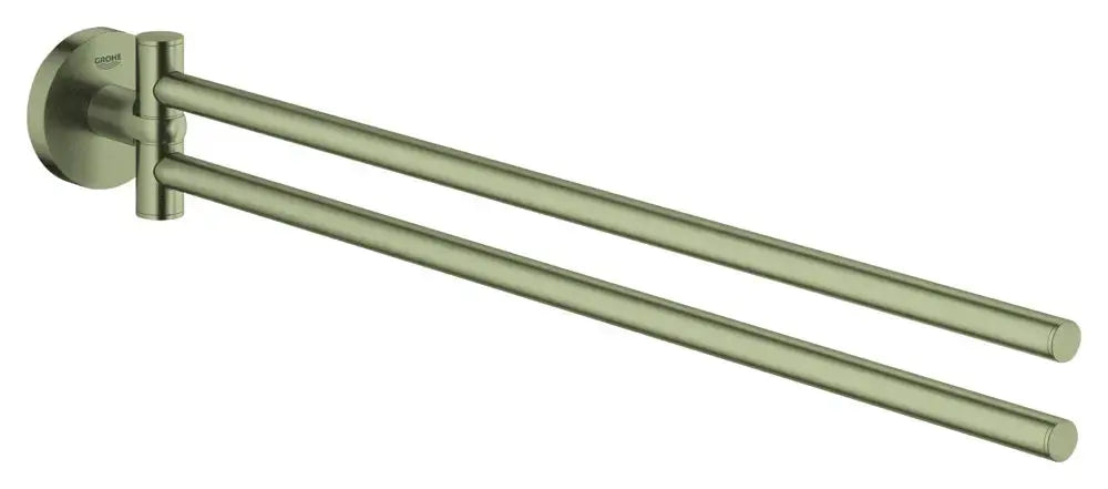 Grohe Essentials Double Towel Bar  Brushed Nickel 40371EN1 - Plumbing Market
