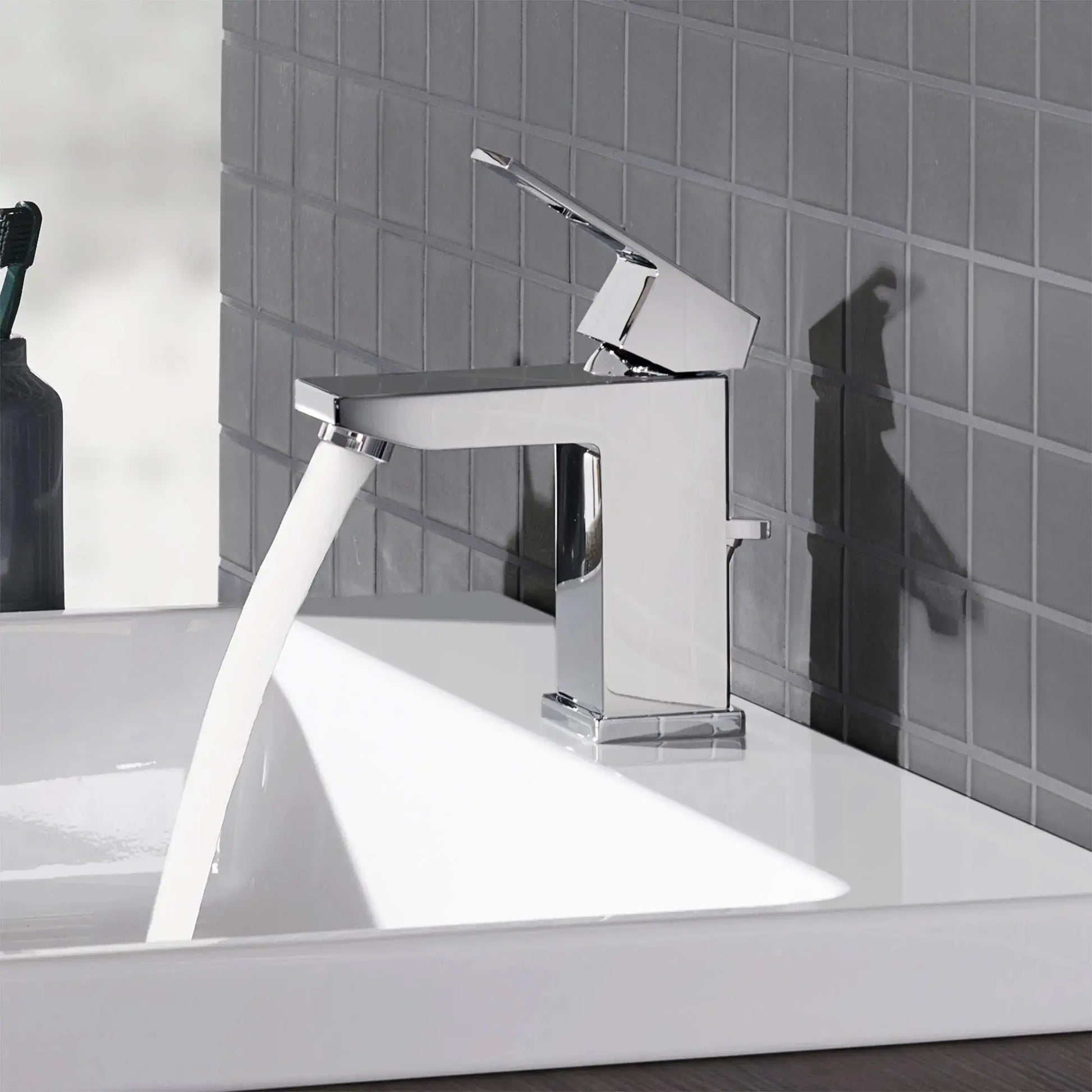 Grohe EUROCUBE SINGLE-HANDLE BATHROOM FAUCET S  Hard Graphite 23129A0A - Plumbing Market