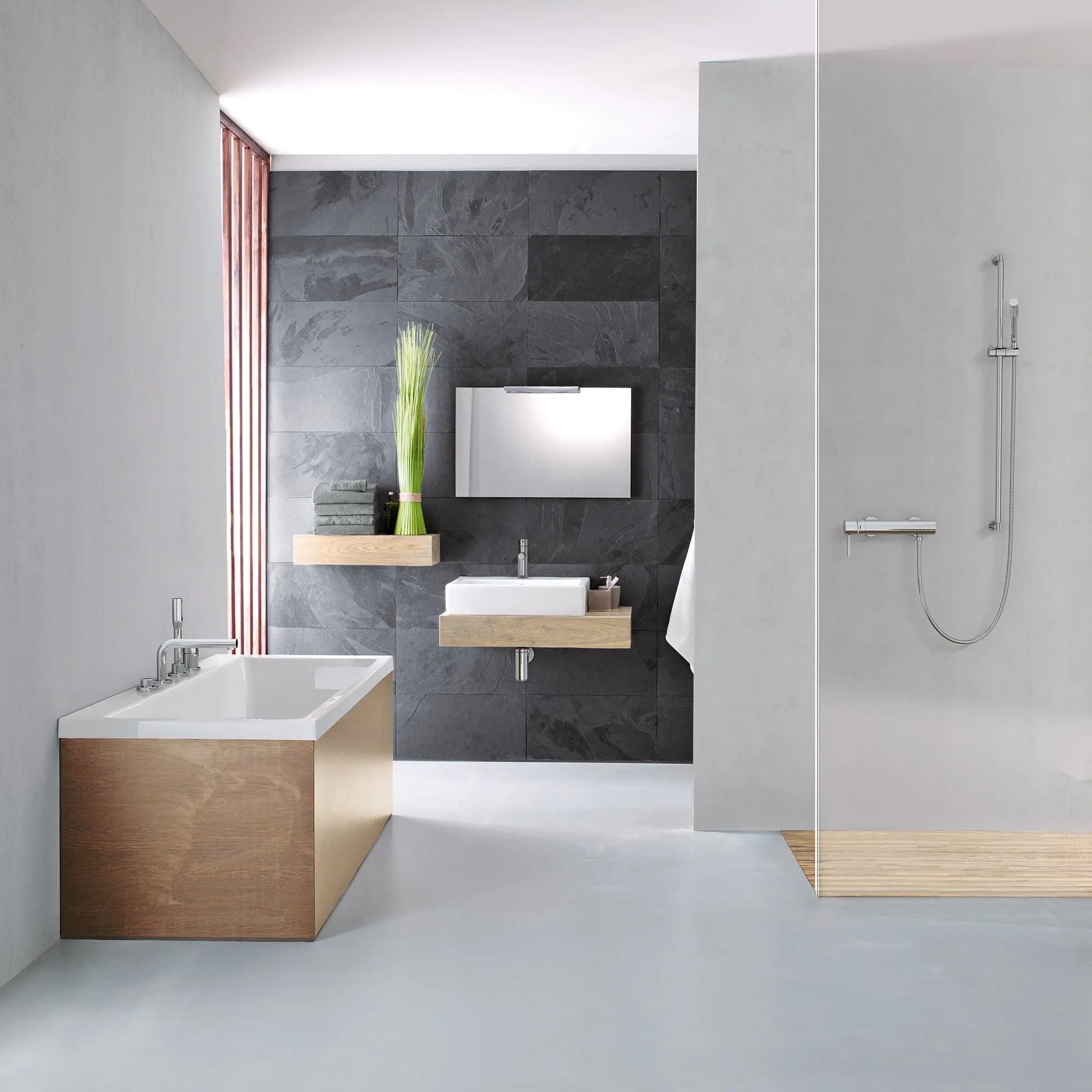Grohe GROHE CONCETTO 4HOLE BATH COMBINATION CP  Chrome 19576002 - Plumbing Market