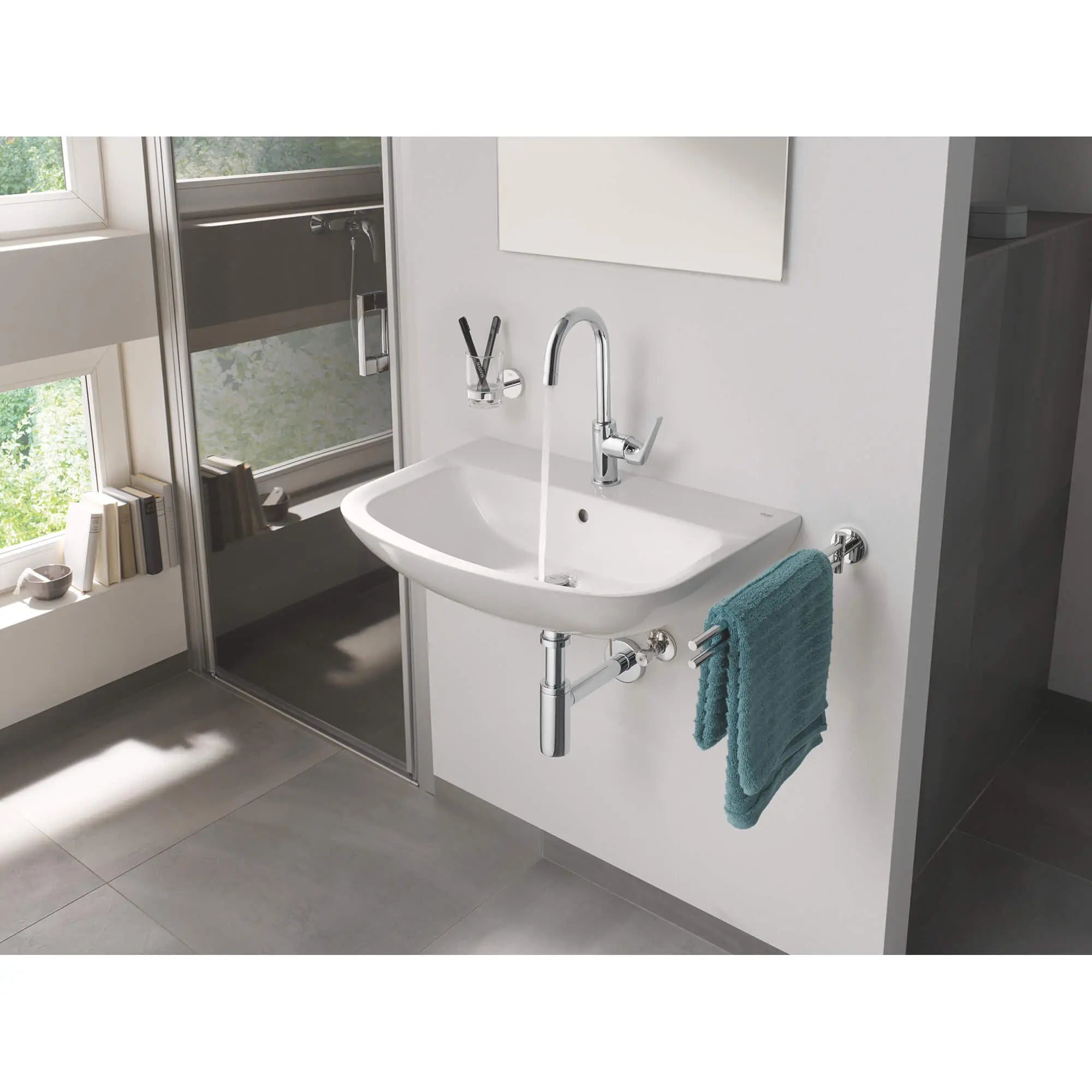 Grohe GROHE ESSENTIALS CRYSTAL GLASS  Chrome 40372001 - Plumbing Market