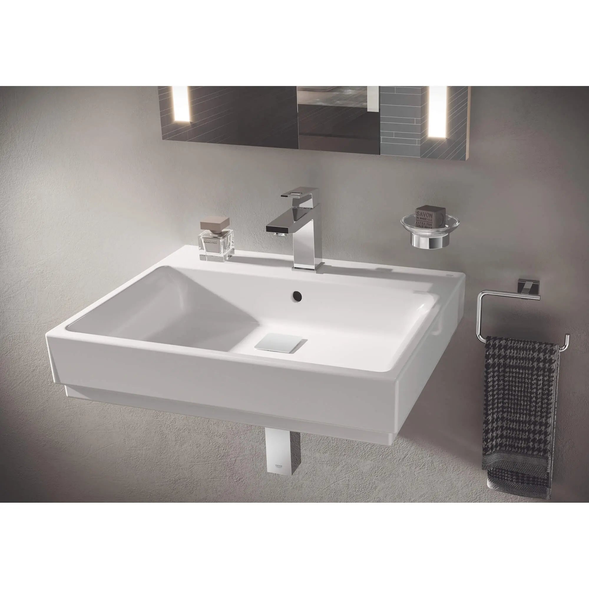 Grohe GROHE ESSENTIALS HOLDER CHROME  Chrome 40508001 - Plumbing Market