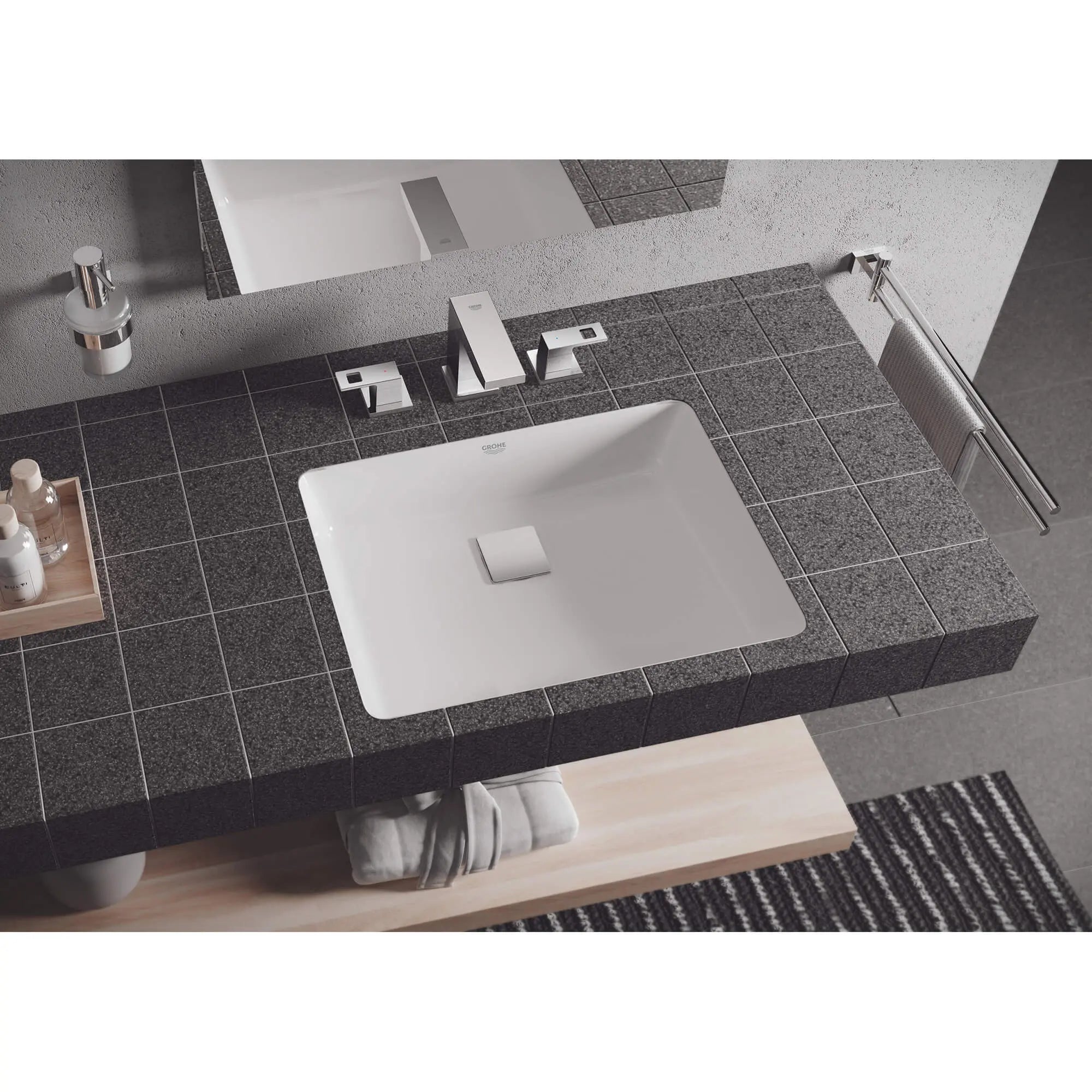 Grohe GROHE ESSENTIALS HOLDER CHROME  Chrome 40508001 - Plumbing Market