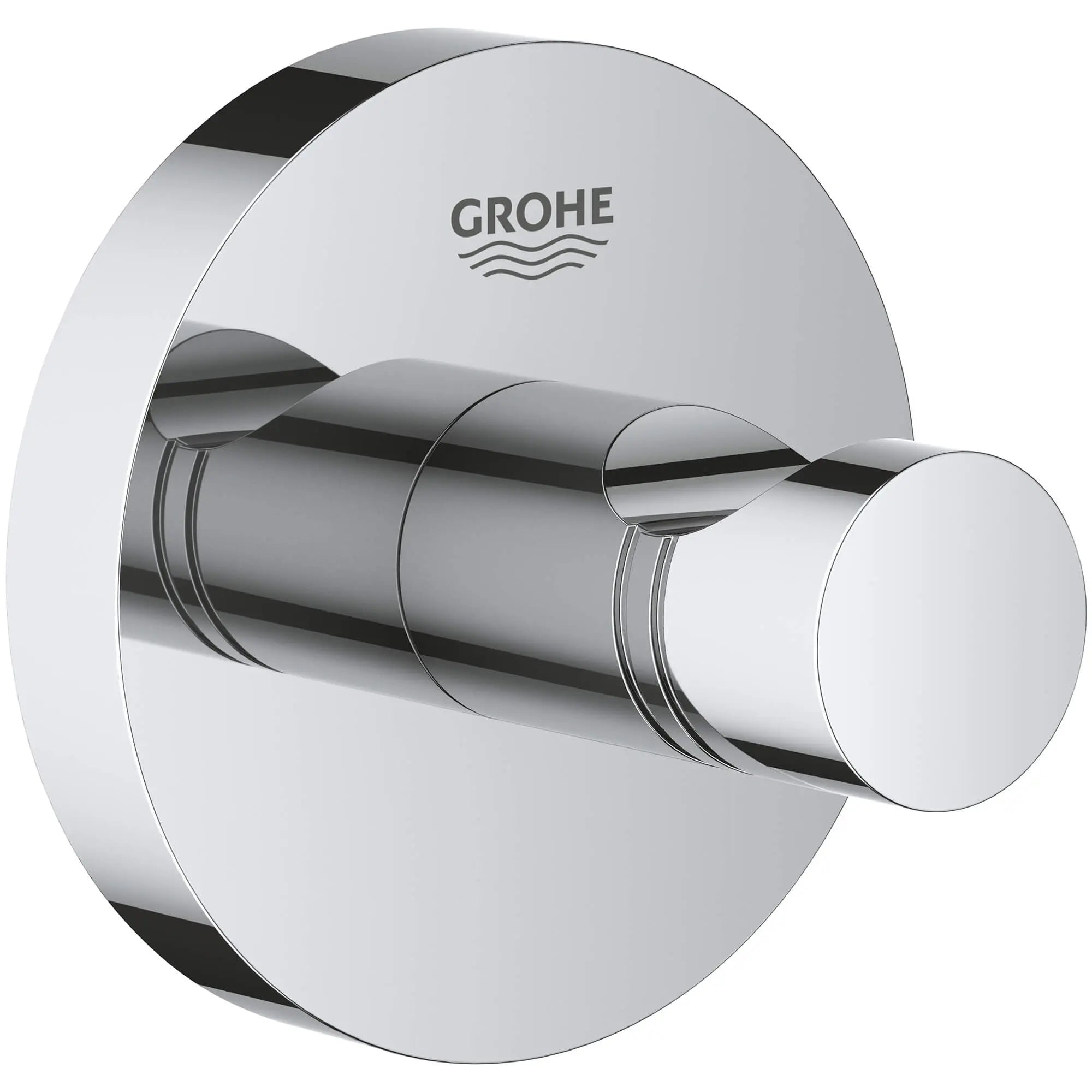 Grohe GROHE ESSENTIALS ROBE HOOK CHROME  Chrome 40364001 - Plumbing Market