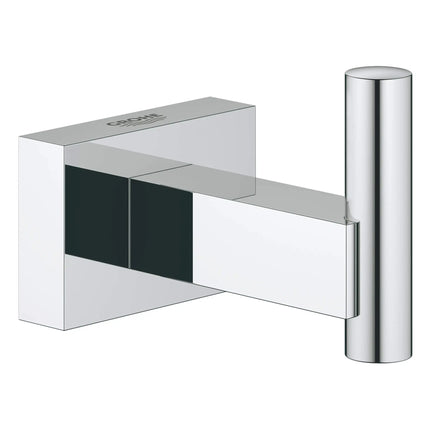 Grohe GROHE ESSENTIALS ROBE HOOK CHROME  Chrome 40511001 - Plumbing Market