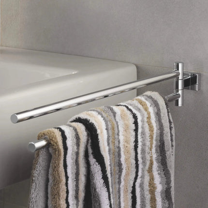 Grohe GROHE ESSENTIALS TOWEL BAR CHROME  Chrome 40624001 - Plumbing Market