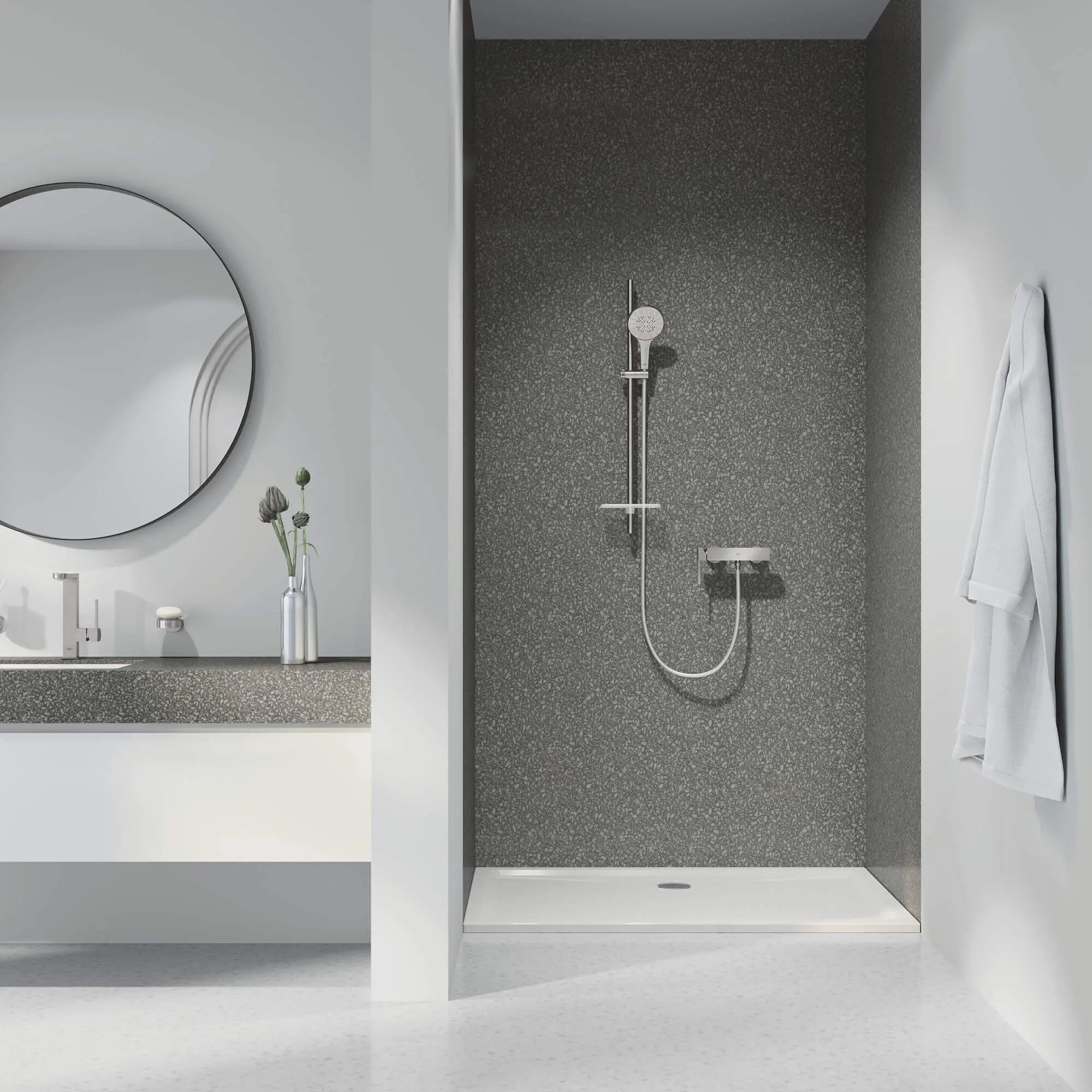 Grohe GROHE SHOWER HOSE TWISTFREE 1750 CHROME  Chrome 28388000 - Plumbing Market
