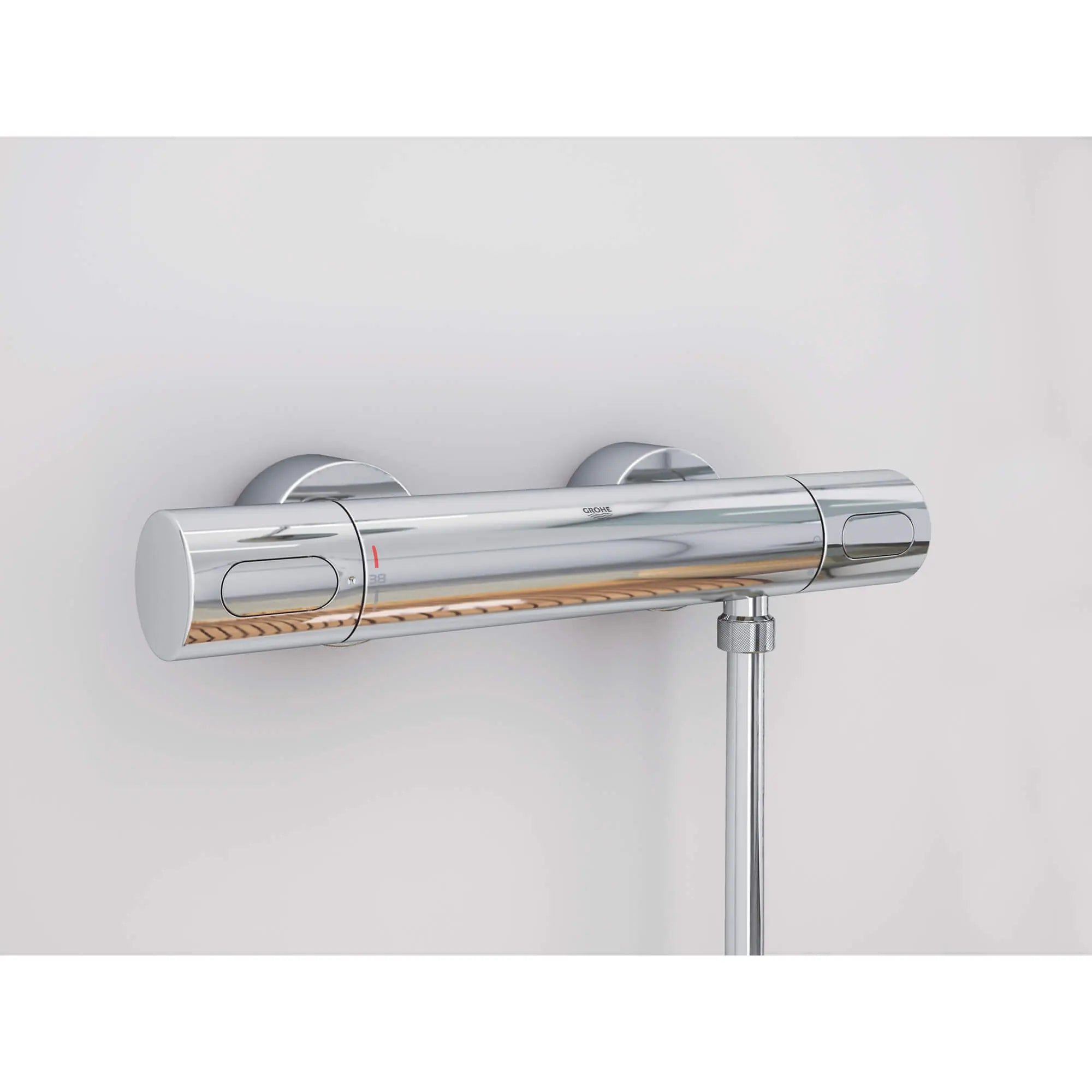 Grohe GROHE SHOWER HOSE TWISTFREE 1750 CHROME  Chrome 28388000 - Plumbing Market