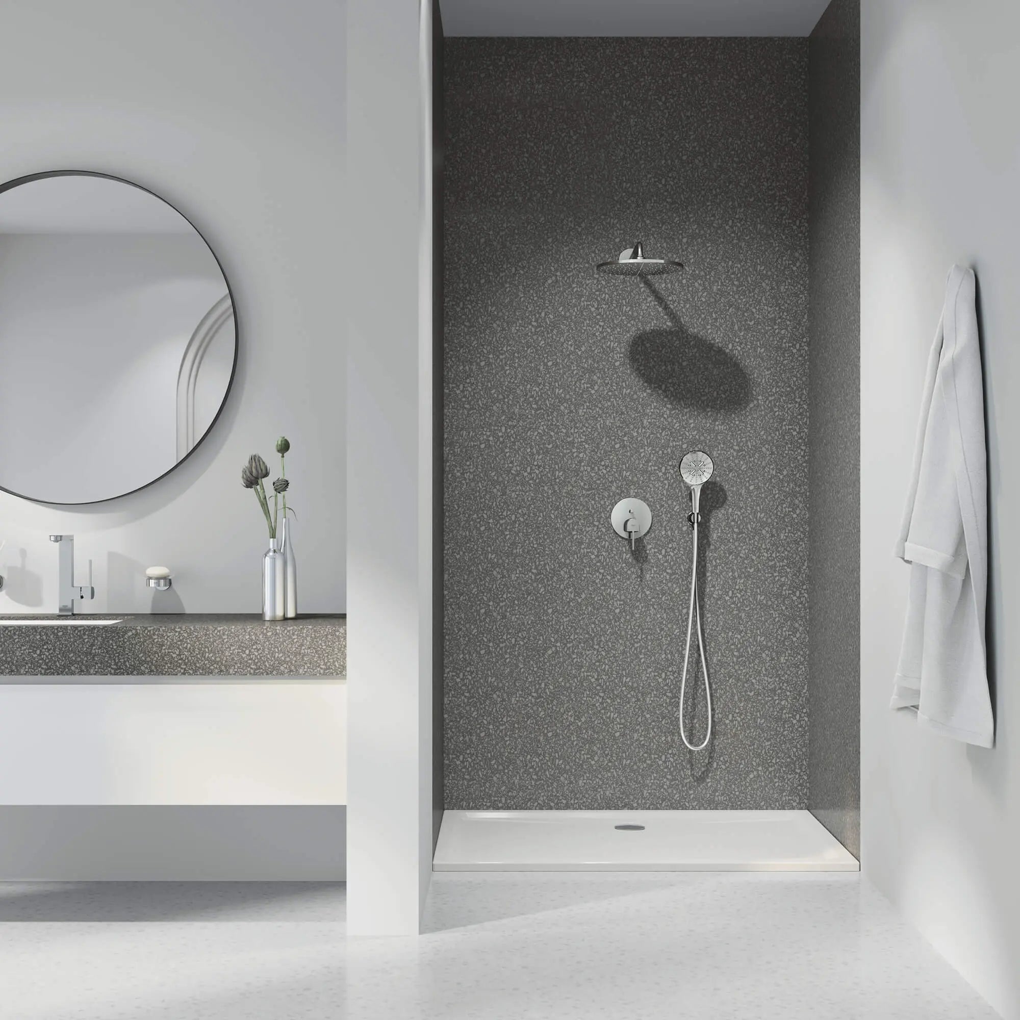 Grohe GROHE SHOWER HOSE TWISTFREE 1750 CHROME  Chrome 28388000 - Plumbing Market