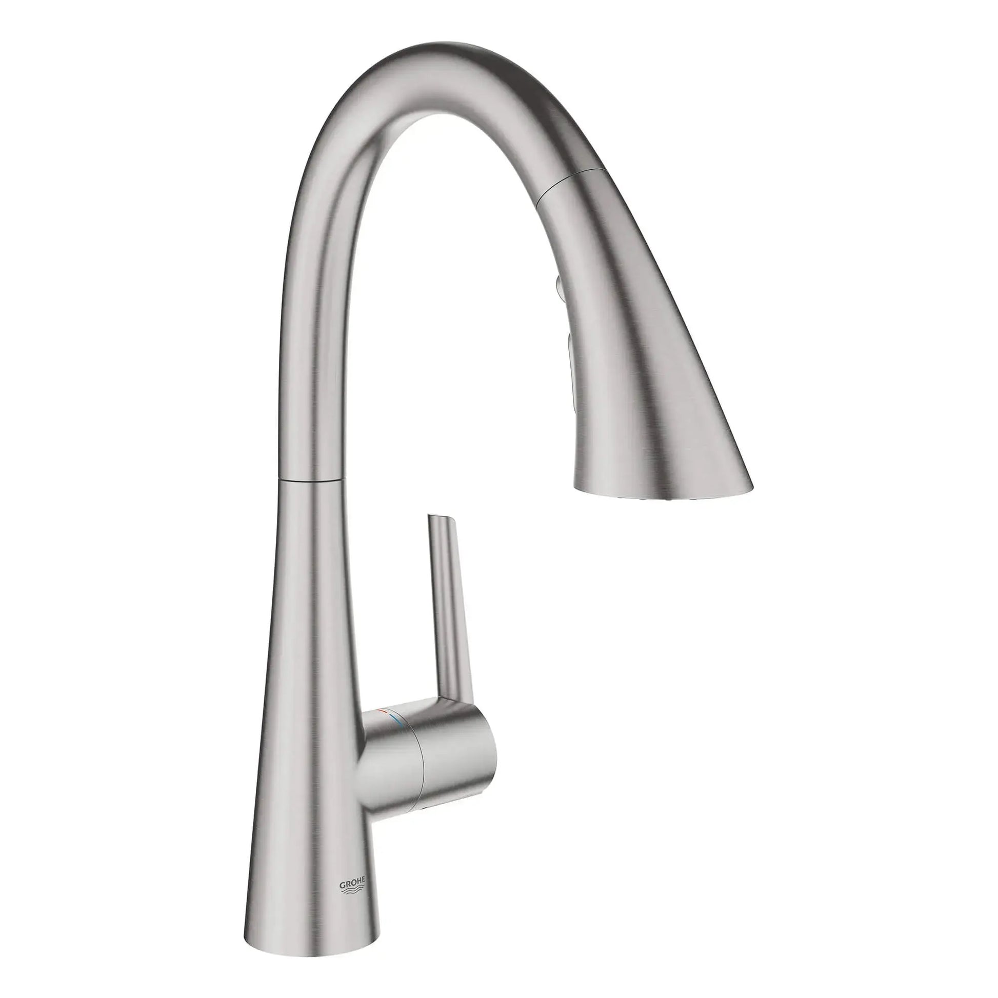 Grohe GROHE ZEDRA PULL-DOWN BAR TRIPLE SPRAY  Supersteel 30368DC2 - Plumbing Market