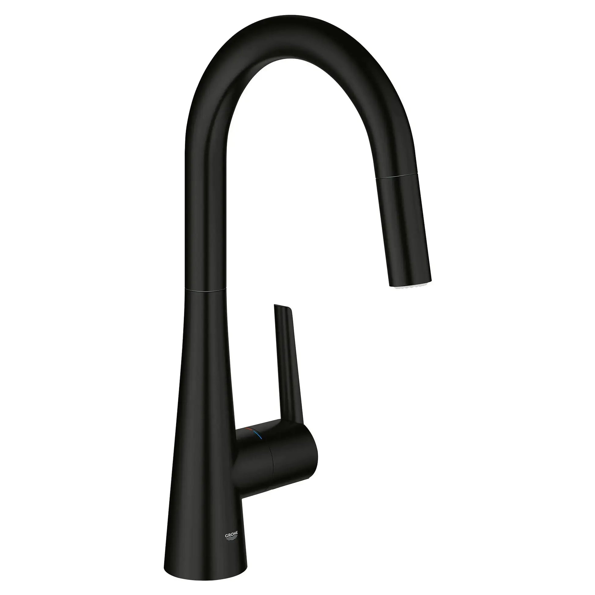 Grohe GROHE ZEDRA PULL-DOWN KITCHEN DUAL SPRAY Matte Black 322262433 - Plumbing Market