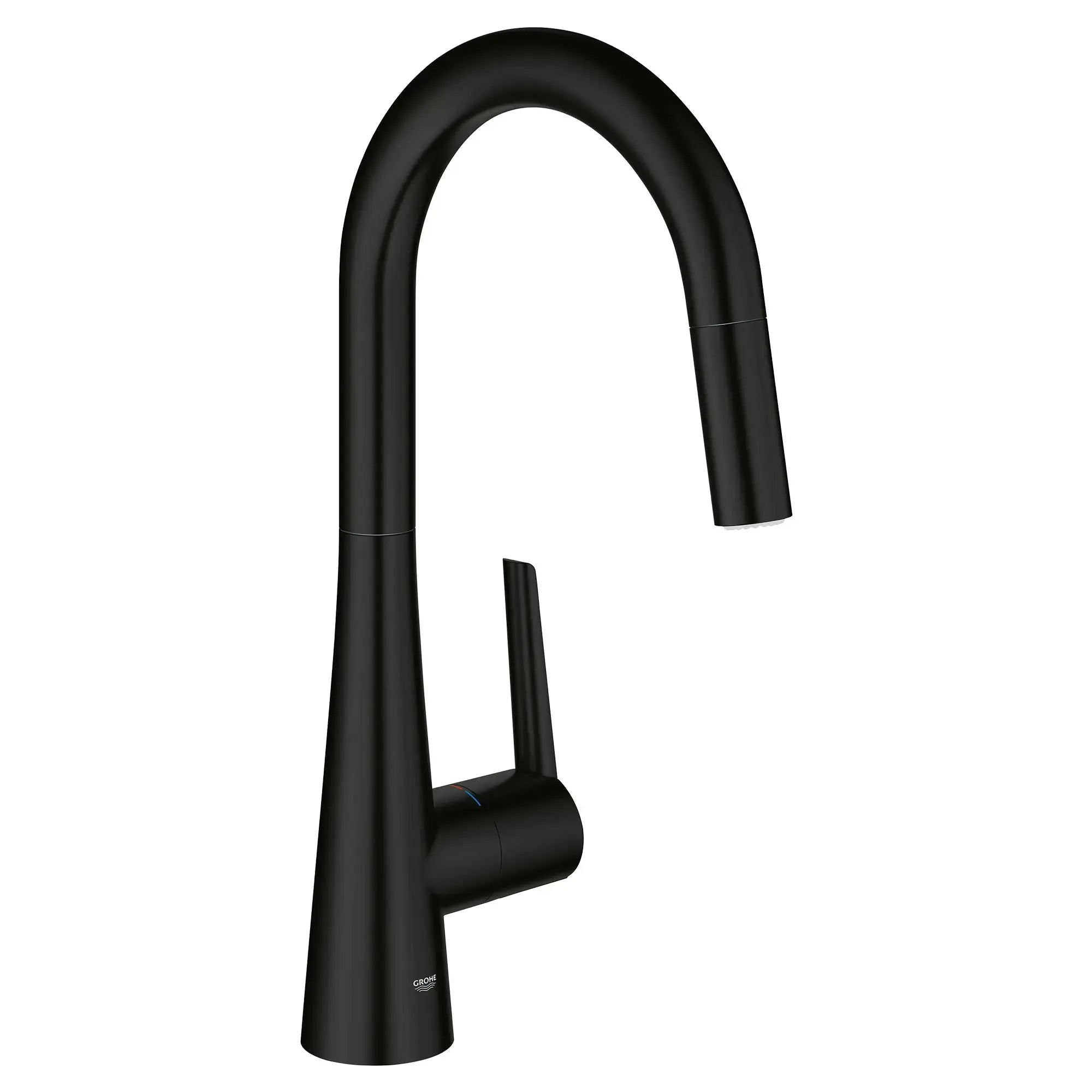 Grohe GROHE ZEDRA PULL-DOWN KITCHEN DUAL SPRAY Matte Black 322262433 - Plumbing Market