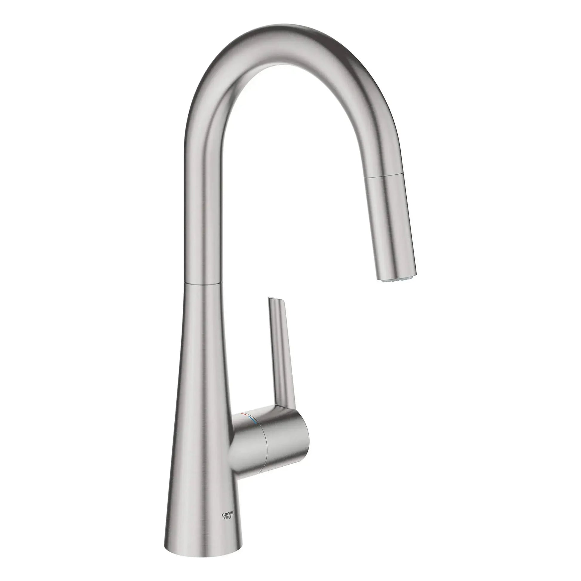 Grohe GROHE ZEDRA PULL-DOWN KITCHEN DUAL SPRAY  Supersteel 32226DC3 - Plumbing Market
