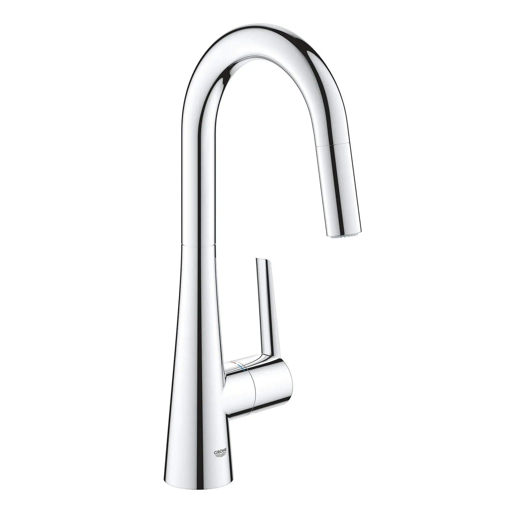 Grohe GROHE ZEDRA PULL-DOWN PREP DUAL SPRAY  Chrome 32283003 - Plumbing Market