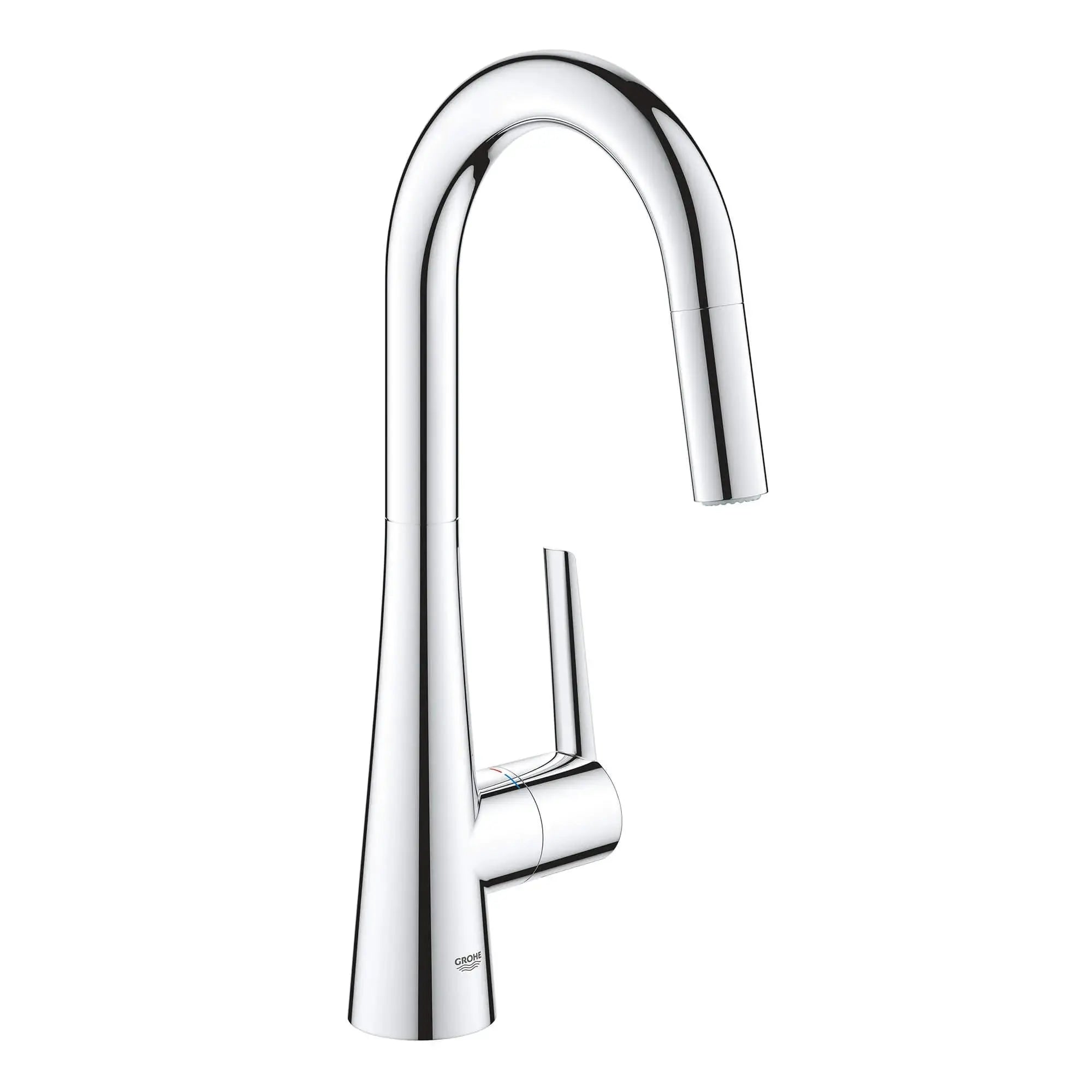 Grohe GROHE ZEDRA PULL-DOWN PREP DUAL SPRAY  Chrome 32283003 - Plumbing Market