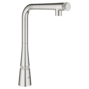 Grohe GROHE ZEDRA SMCTR PULL-OUT SINGLE SPRAY  Supersteel 31559DC2 - Plumbing Market