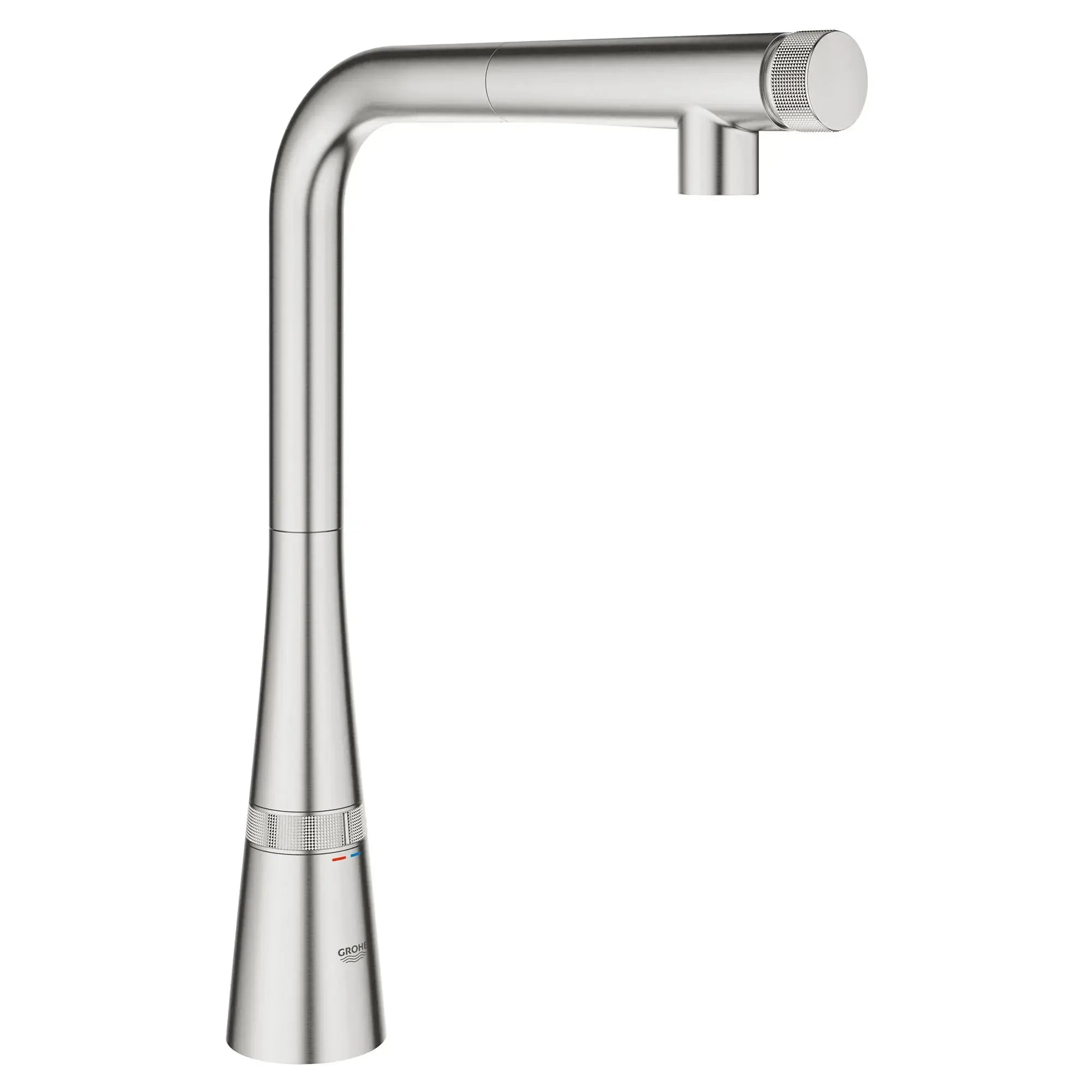 Grohe GROHE ZEDRA SMCTR PULL-OUT SINGLE SPRAY  Supersteel 31559DC2 - Plumbing Market