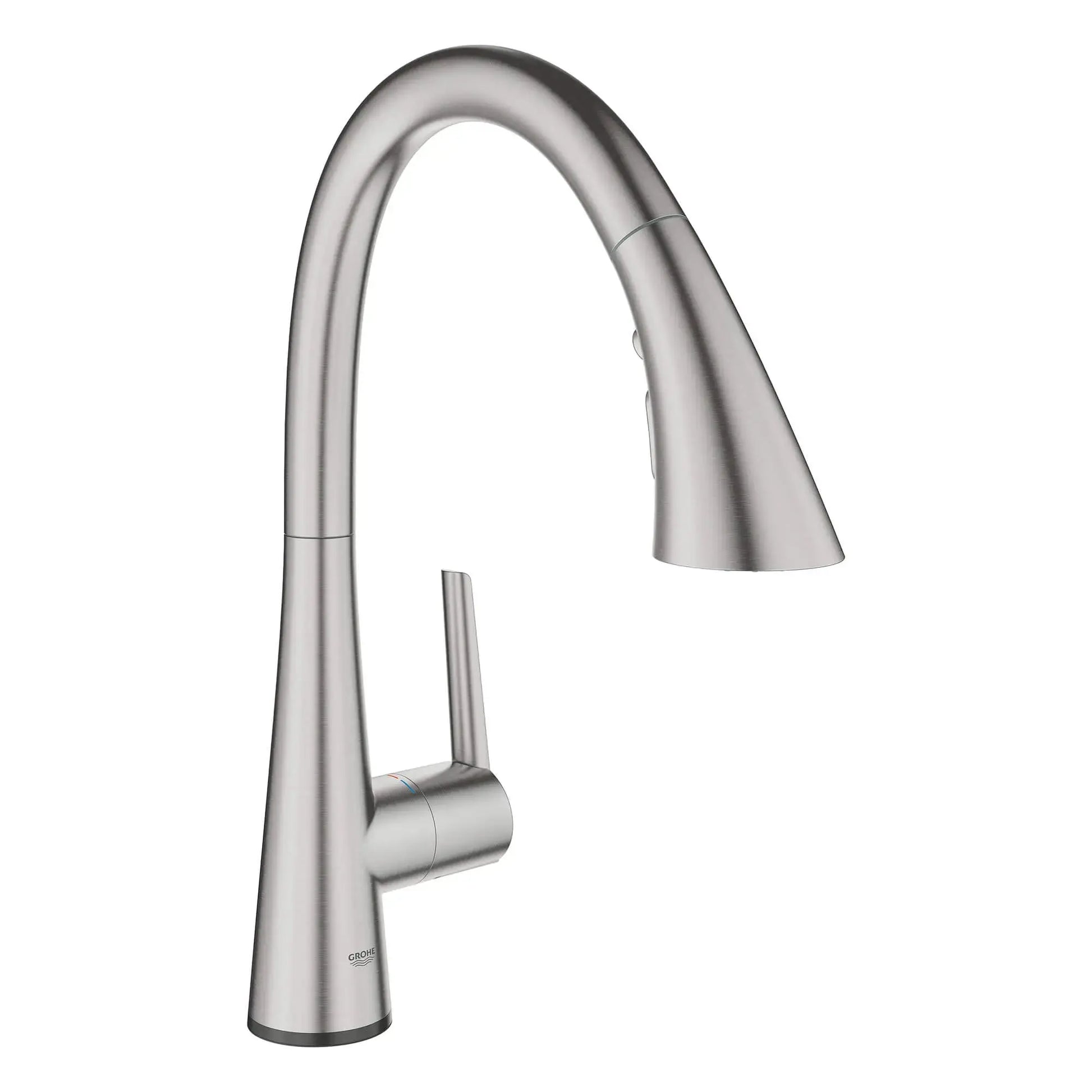 Grohe GROHE ZEDRA TOUCH PULL-DOWN TRIPLE SPRAY  Supersteel 30205DC2 - Plumbing Market