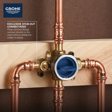 Grohe GROHSF 3.0 PBV RGH W SS-STB-OUT  No Finish 35113000 - Plumbing Market