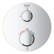Grohe GROHTHERM ROUND SINGLE FUNC THM TRIM  Chrome 24107000 - Plumbing Market